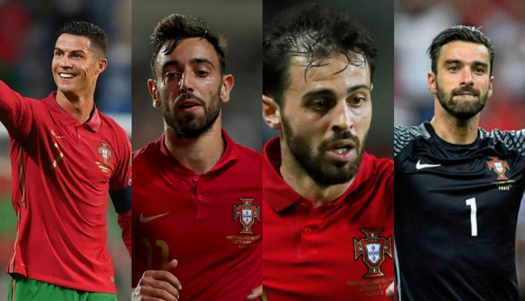 Los convocados de la Selección de Portugal en busca de un cupo para el Mundial